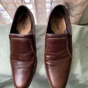 Sporto Brown leather booties size 9M